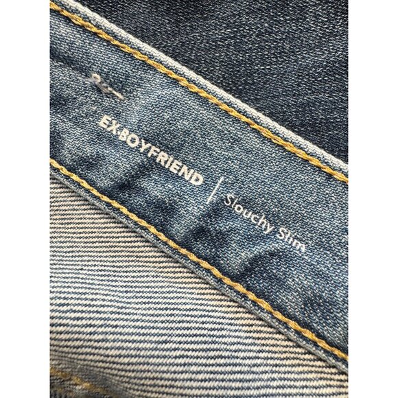 AG EX Boyfriend Slouchy Slim Size 27 Distressed Jeans NWT Adriano Goldschmied N - Picture 5 of 14